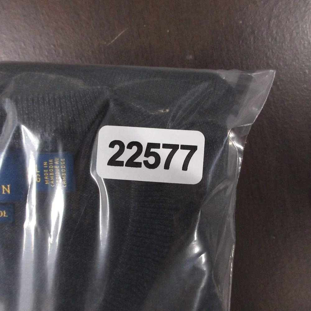 Polo Ralph‎ Lauren Sweater Mens 2XL Charcoal Gray Washable Merino Wool Gray Pony